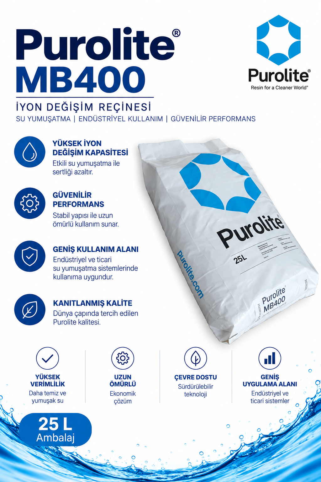 Mixbed Reçine Purolite MB400