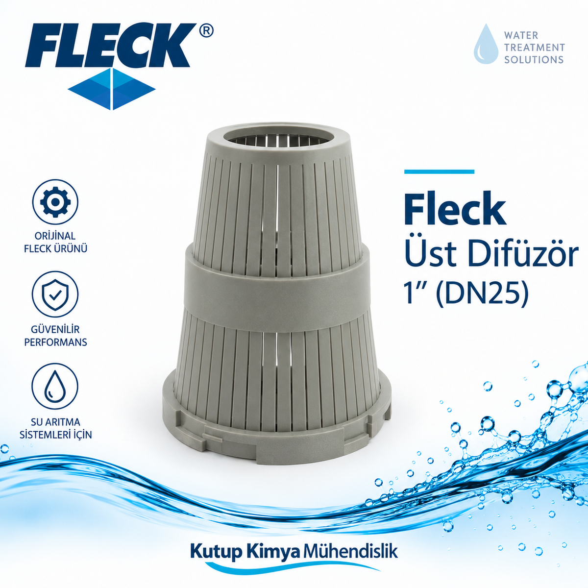 Üst Difüzör Fleck 1" (DN25)