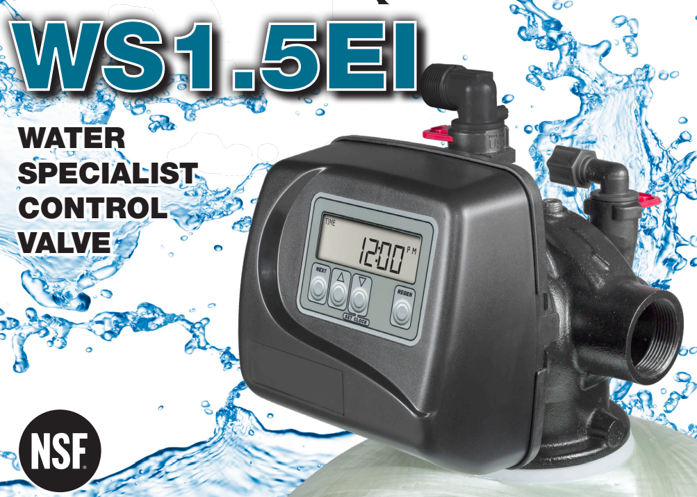 Clack WS15 EI Yumuşatma Valfi Timer – KutupKimya
