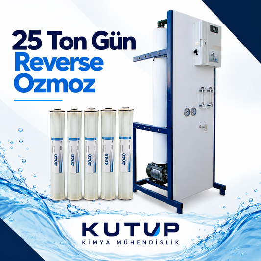 25 Ton/Gün Ters Ozmos Sistemi