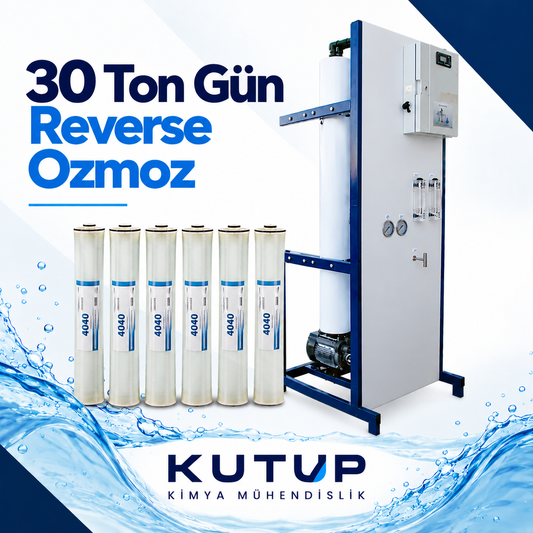 30 Ton/Gün Ters Ozmos Sistemi