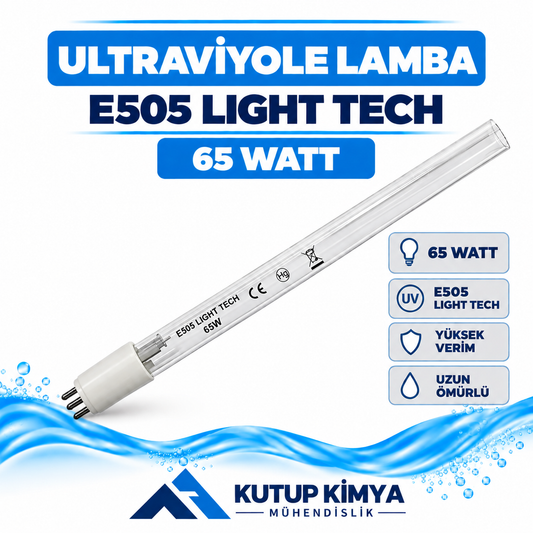 Ultraviyole Lamba E505 Light Tech 65 Watt