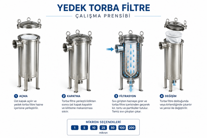 Yedek Torba Filtre 18cm x 80cm