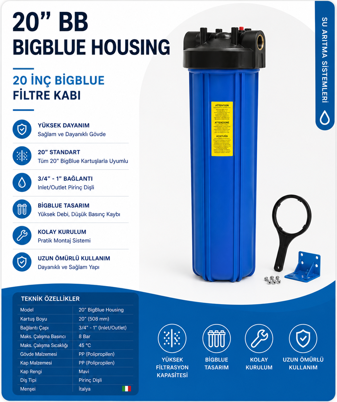 20 İnç BB BigBlue Housing