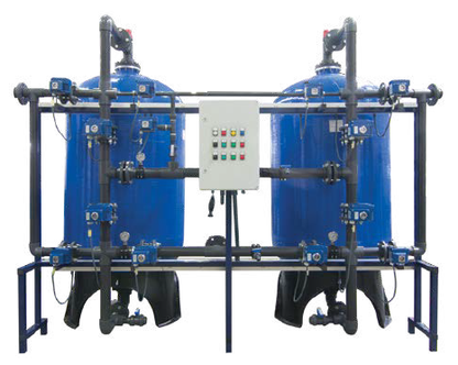 Tandem Yumuşatma Sistemi FRP Tanklı PVC Yüzey Borulamalı (Elektrik Aktüatörlü)