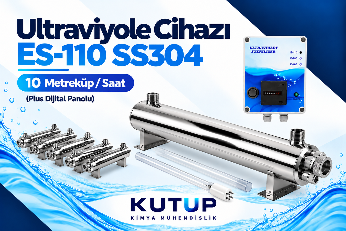 Ultraviyole Cihazı ES-110 SS304 (Pro Panolu)